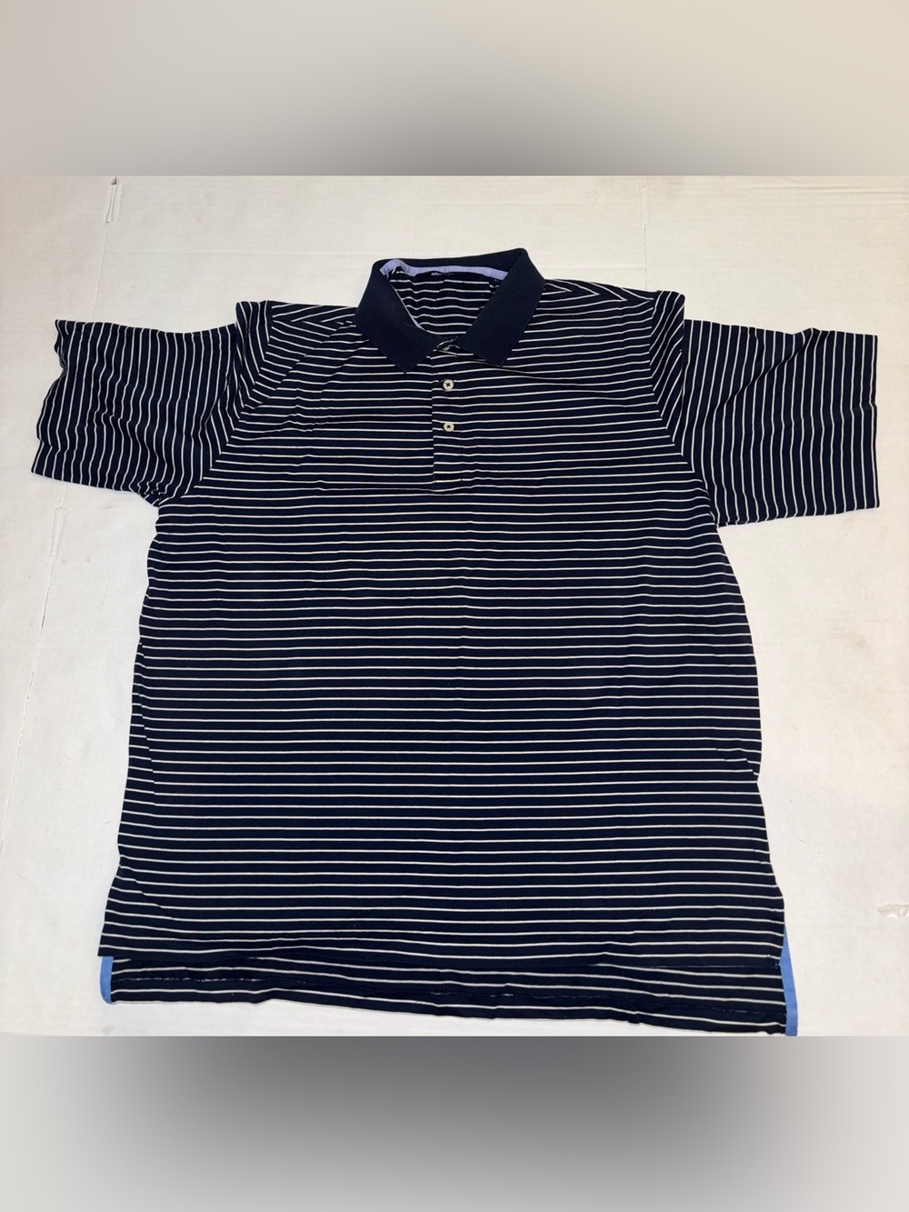 Polo by Ralph Lauren Navy and White Striped Polo